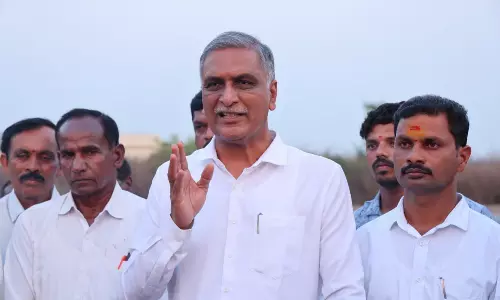 Harish Says HAM Roads Tenders Inflated, Alleges Corruption Harish Says HAM Roads Tenders Inflated, Alleges Corruption
