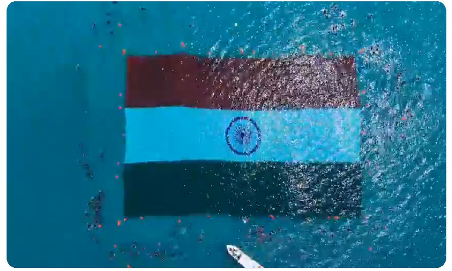 Andaman: Guinness World Record Set By Unfurling Largest Flag Underwater