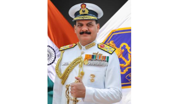 Navy Chief Tripathi in Myanmar for Maritime Talks