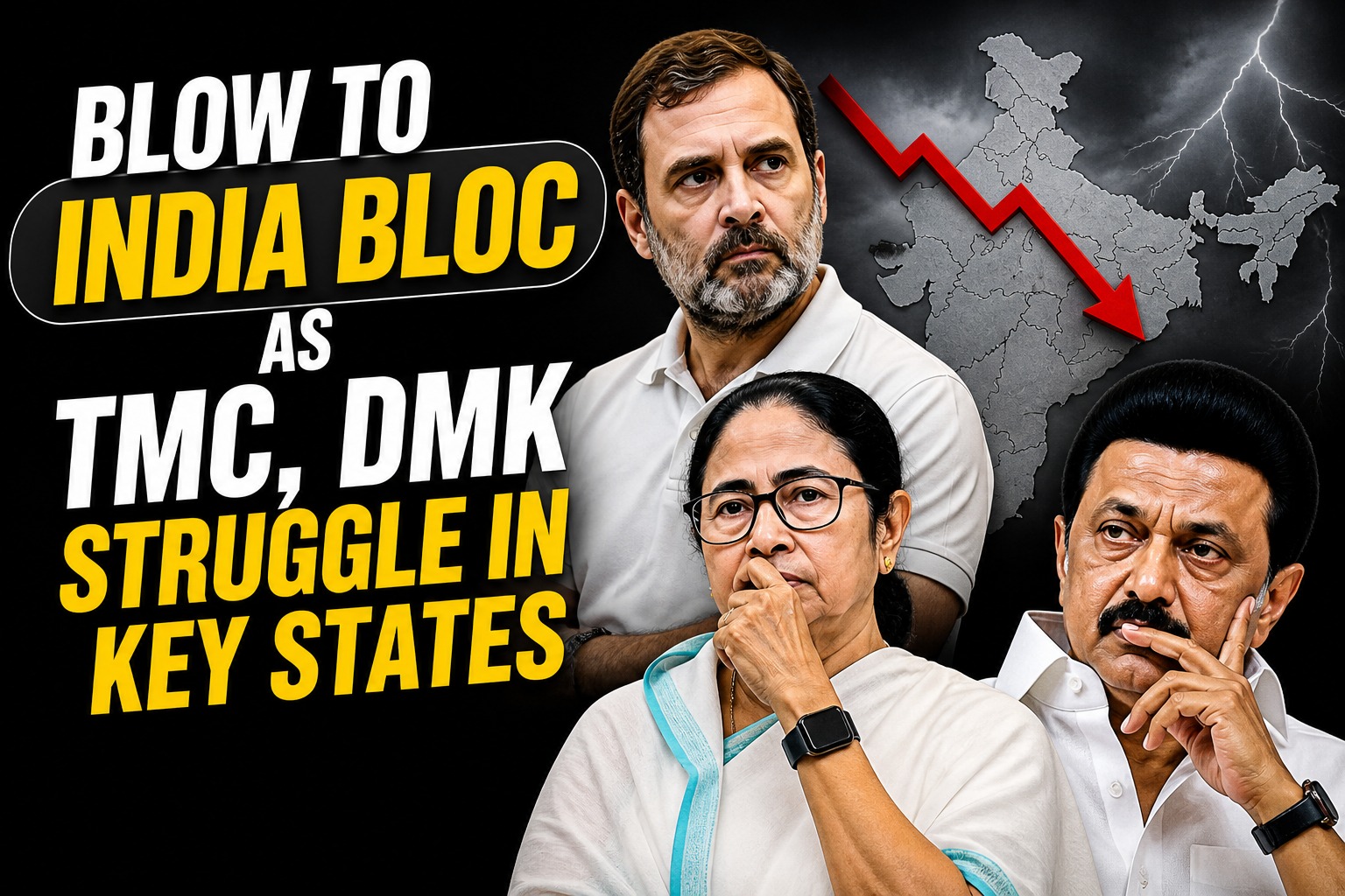 INDIA Bloc Tested as Stalin and Mamata Lose Ground