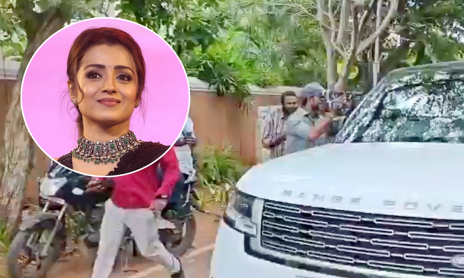 Trisha at Vijays House