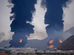 UAE Emirate Says Iranian Drone Sparked Fire At Oil Facility