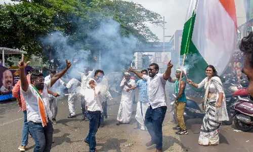 Tamil, Malayali Communities Celebrate Poll Results in Hyderabad