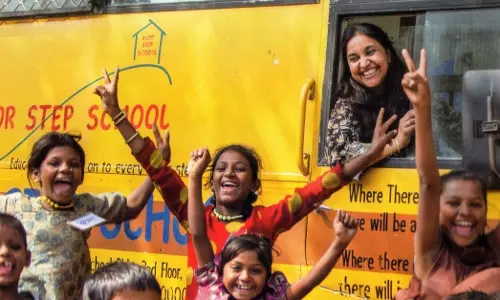 Education At The Doorstep: Cyberabad Launches Landmark Work-Site School For Migrant Children Education At The Doorstep: Cyberabad Launches Landmark Work-Site School For Migrant Children