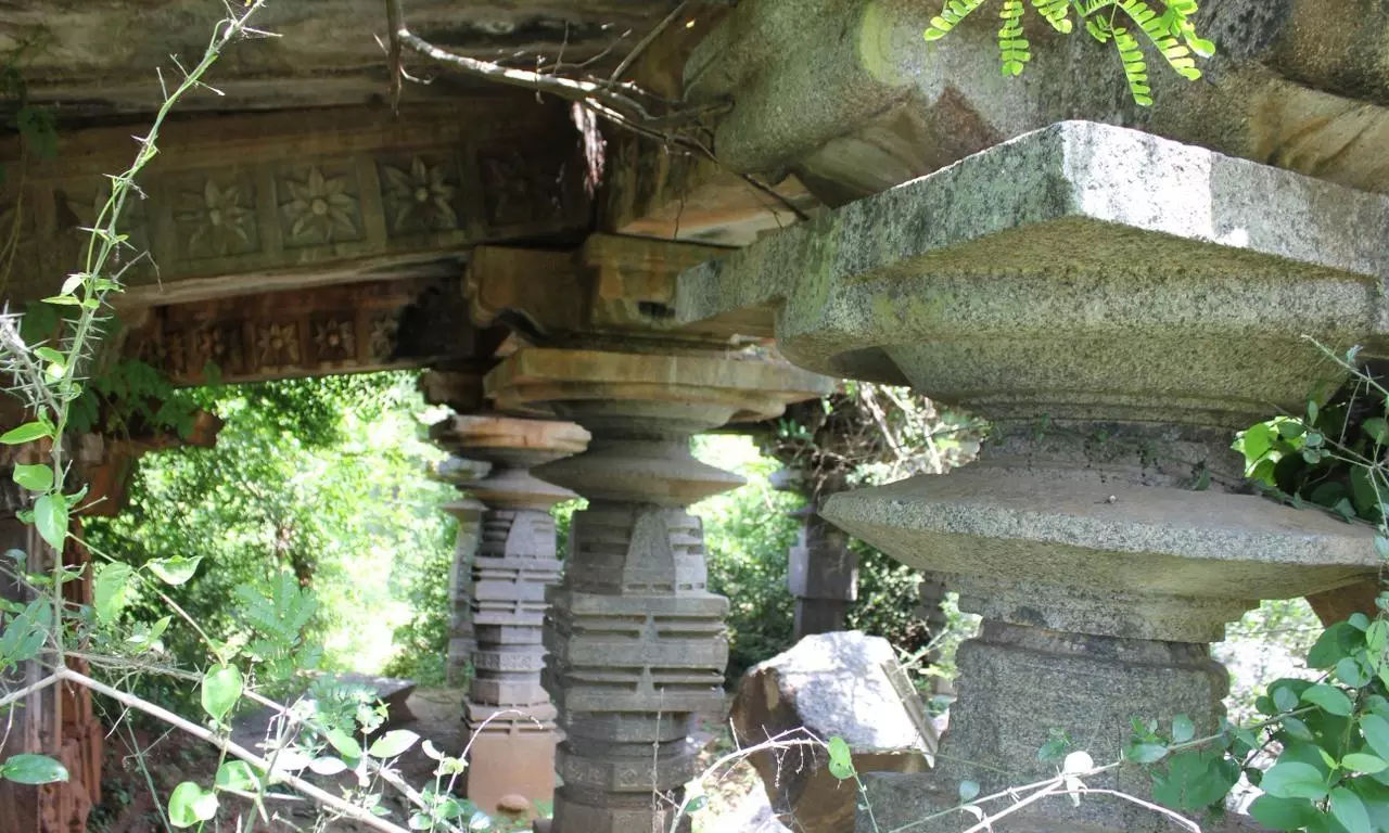 Kakatiya-Era Temple Razed For School Construction In Warangal Kakatiya-Era Temple Razed For School Construction In Warangal