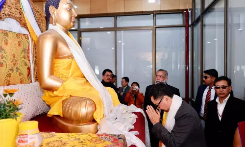 Leh: Thousands Unite In Reverence For The Sacred Relics Of Gautama Buddha Leh: Thousands Unite In Reverence For The Sacred Relics Of Gautama Buddha