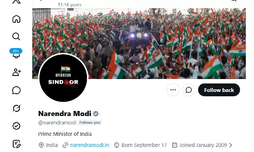 PM Modi, Ministers Change Social Meida Profile to Op Sindoor Logo