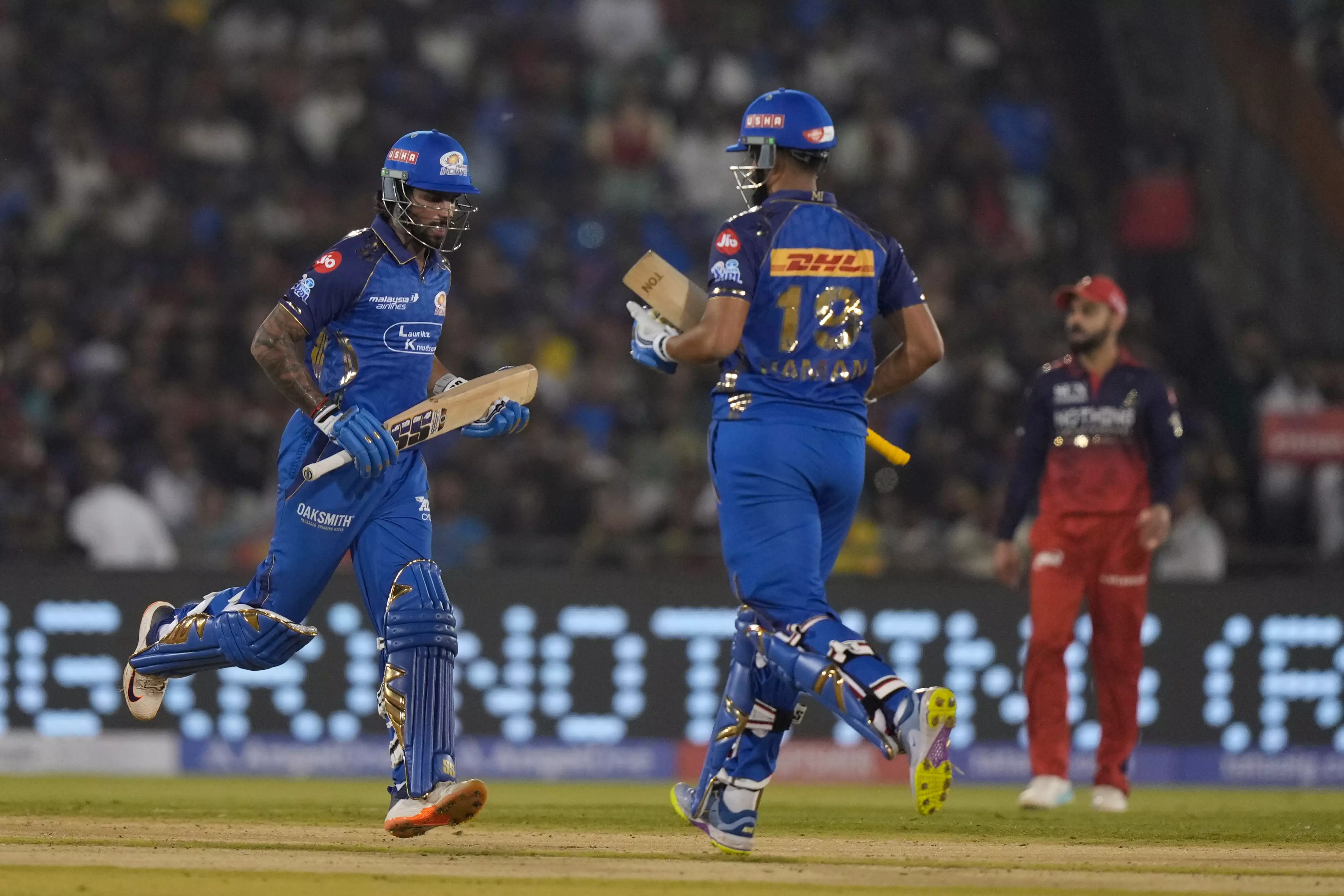 IPL 2026, MI vs RCB LIVE: Naman Dhir Departs, MI 114/4 After 13 Overs