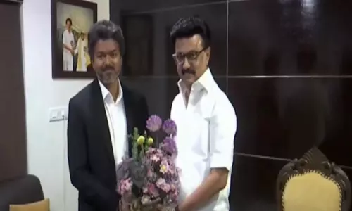 Tamil Nadu CM Vijay Calls on DMK President Stalin