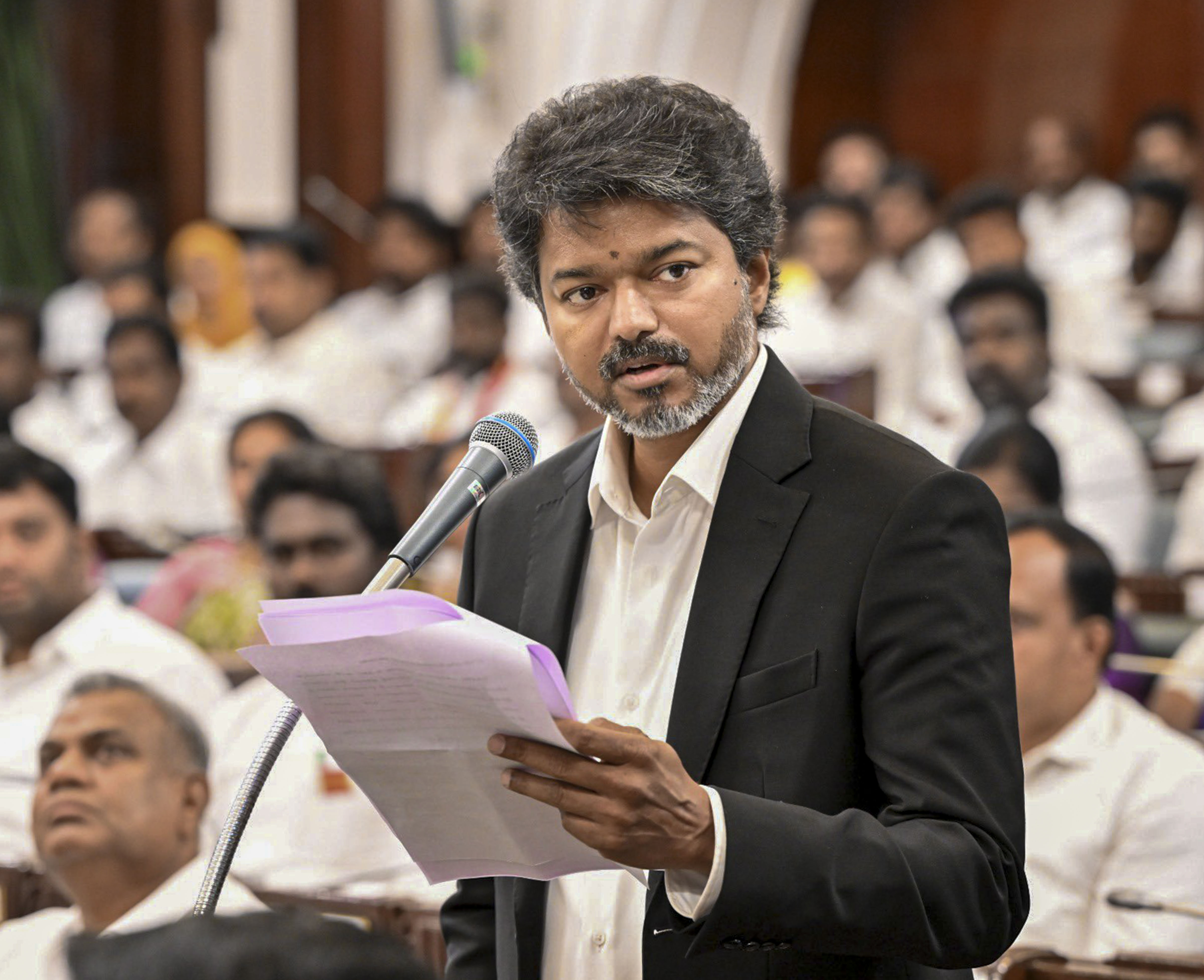 Vijay said the fishermen ventured into the sea for fishing on May10 and were arrested and their fishing vessel confiscated allegedly for crossing IMBL