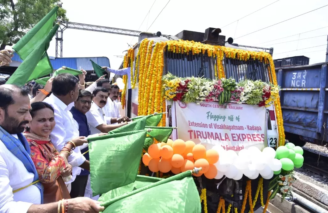 Two New Train Services Launched From Guntakal Two New Train Services Launched From Guntakal