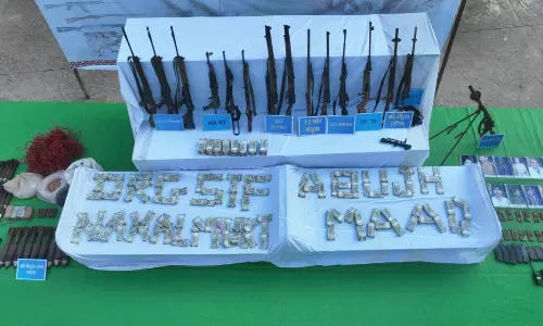 Maoists Dumps In Abujhmad Yield Over Rs One Crore Cash, Huge Cache Of Automatic Weapons, Ammunition, Explosives Maoists Dumps In Abujhmad Yield Over Rs One Crore Cash, Huge Cache Of Automatic Weapons, Ammunition, Explosives