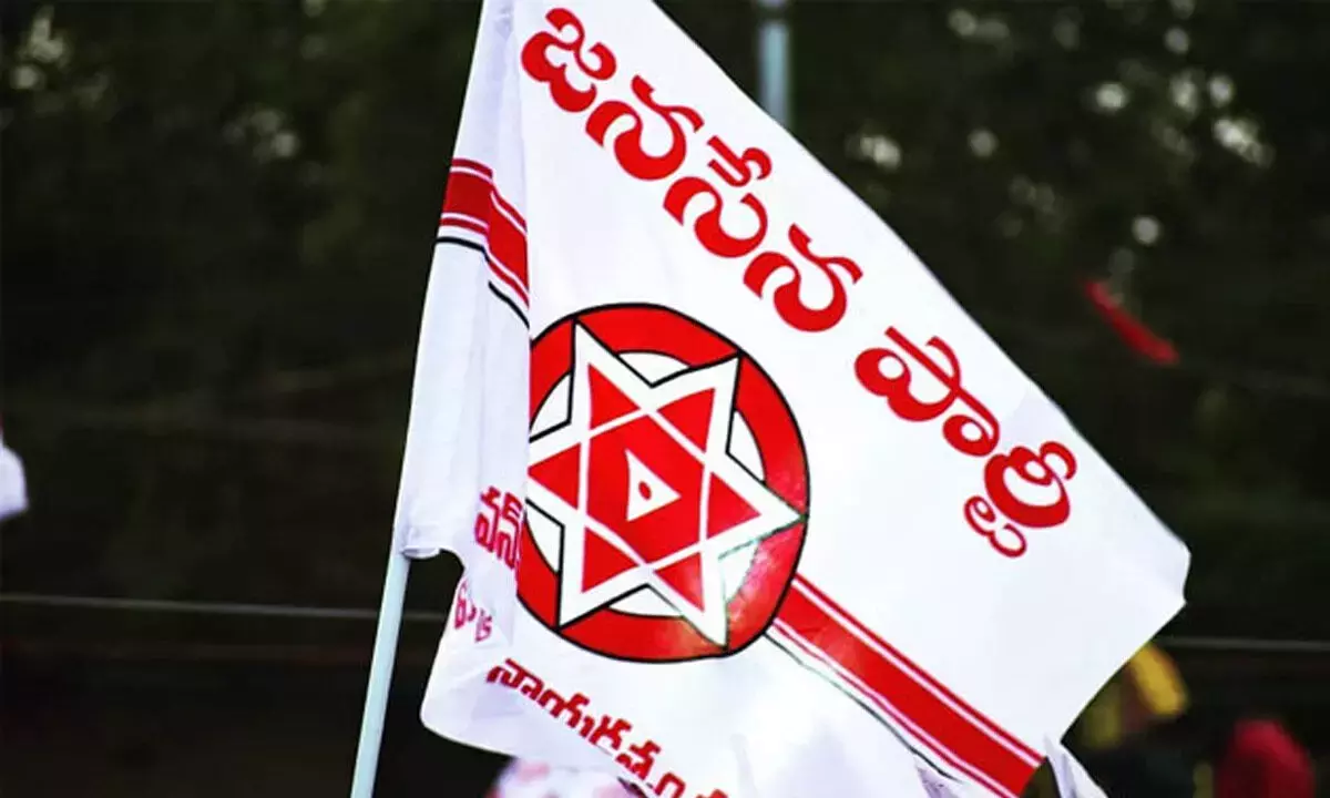 Janasena Leader Flags Illegal Construction at MVP Colony in Vizag Janasena Leader Flags Illegal Construction at MVP Colony in Vizag