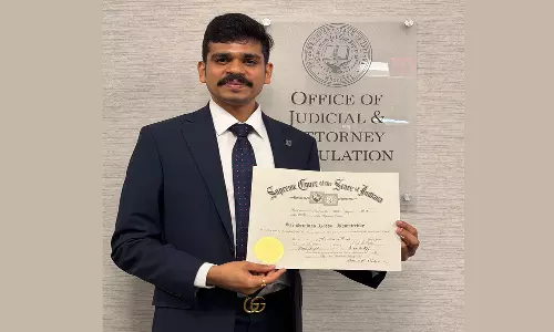 TDP MLCs Son Sai Srinivas Reddy Appointed Youngest Indiana State Attorney TDP MLCs Son Sai Srinivas Reddy Appointed Youngest Indiana State Attorney