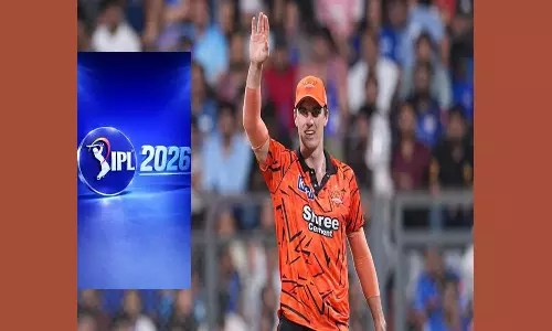SRH captain Cummins Fined Rs 12 Lakhs For Slow Over Rate SRH captain Cummins Fined Rs 12 Lakhs For Slow Over Rate