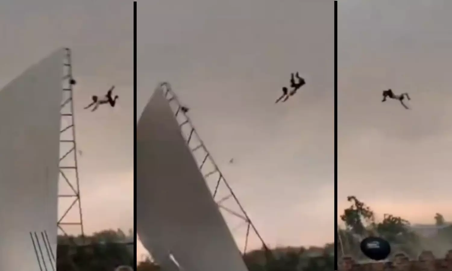 Man Thrown 50 Ft Into Air as Powerful Storm Lashes UPs Bareilly Man Thrown 50 Ft Into Air as Powerful Storm Lashes UPs Bareilly