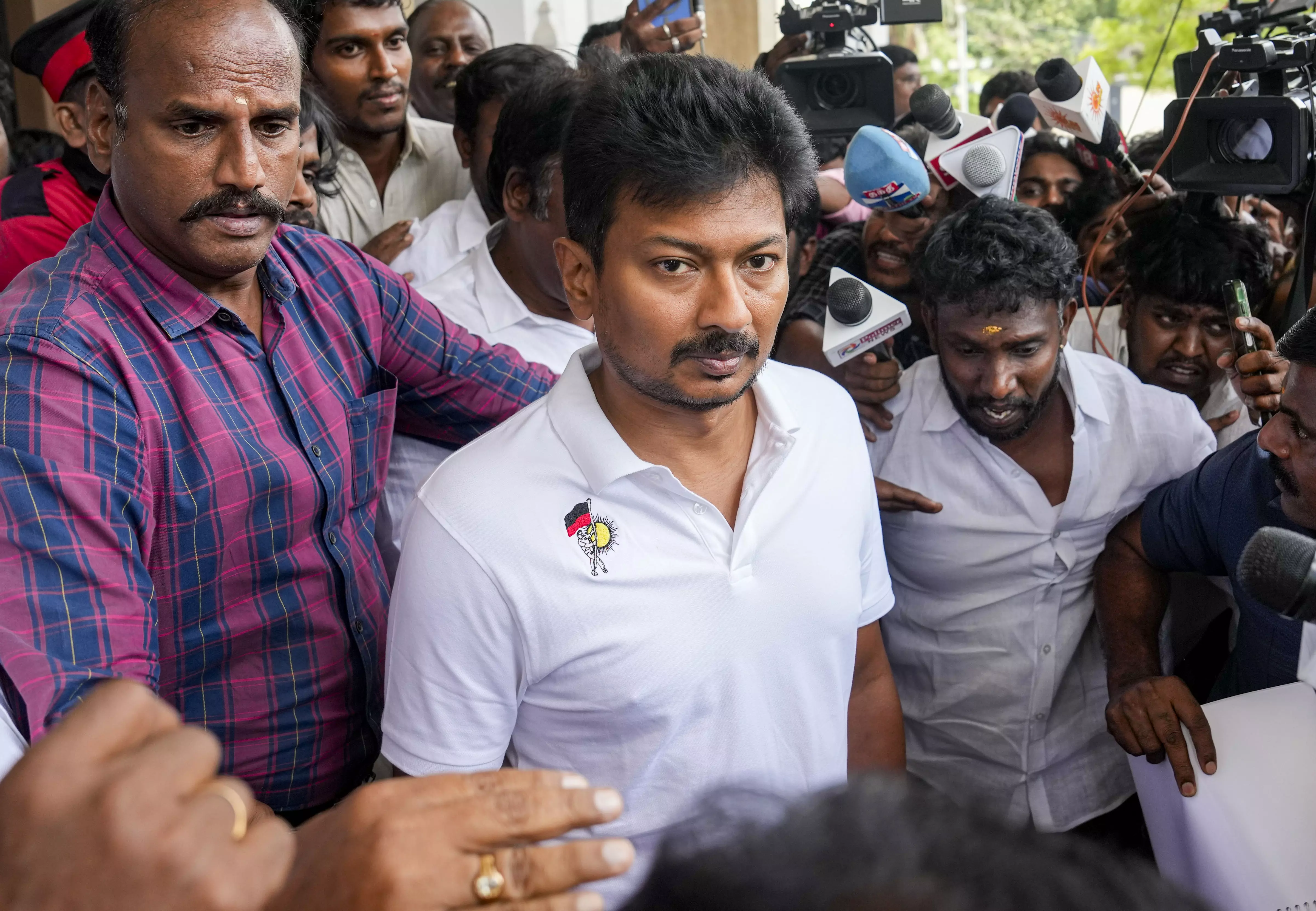Udhaya Booked for Allegedly Involving Minor in Poll Campaign for Dharapuram By-Election Udhaya Booked for Allegedly Involving Minor in Poll Campaign for Dharapuram By-Election