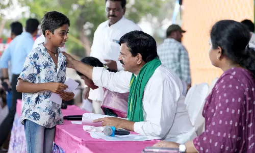 Minister Ponguleti: 2.90 Lakh Indiramma Houses out of 3 Lakh Grounded Under Phase-1 Minister Ponguleti: 2.90 Lakh Indiramma Houses out of 3 Lakh Grounded Under Phase-1