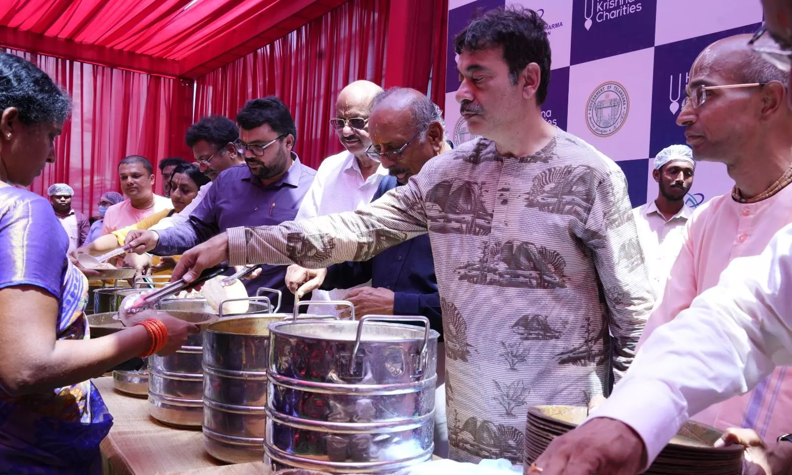 New kitchen Eqipment Launched At Hare Krishna Centralised Kitchen New kitchen Eqipment Launched At Hare Krishna Centralised Kitchen