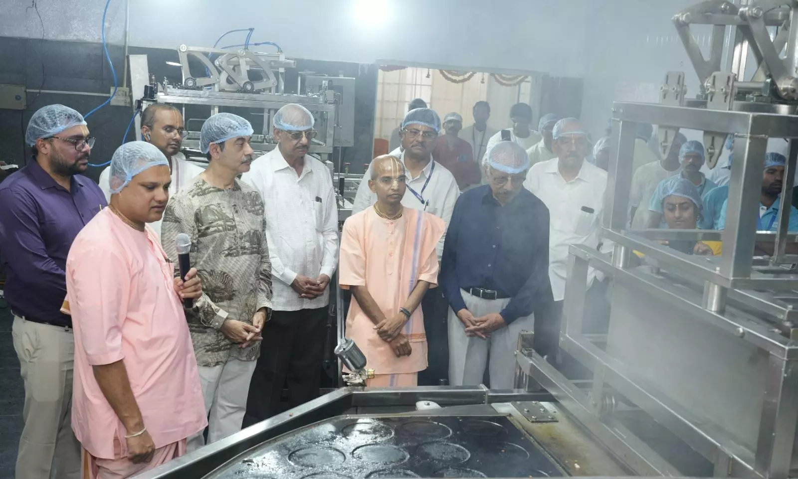 New kitchen Eqipment Launched At Hare Krishna Centralised Kitchen New kitchen Eqipment Launched At Hare Krishna Centralised Kitchen