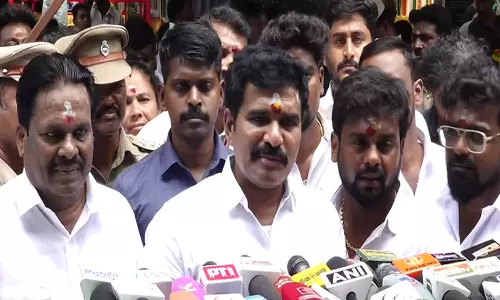 DMK Govt Mishandled Veeramani Case, Says Minister Nirmal Kumar DMK Govt Mishandled Veeramani Case, Says Minister Nirmal Kumar