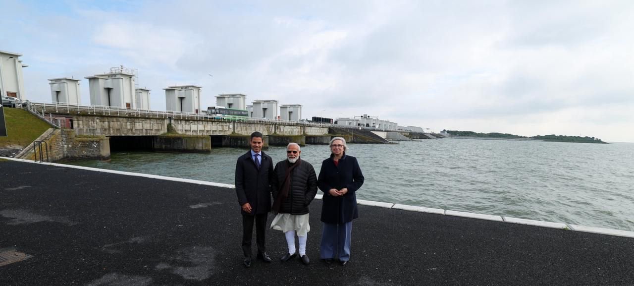 PM Modi Visits Dutch Dam Afsluitdijk, Eyes Cooperation In Water Management