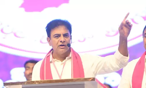 KTR Demands Dismissal of Bandi for Fair Probe KTR Demands Dismissal of Bandi for Fair Probe