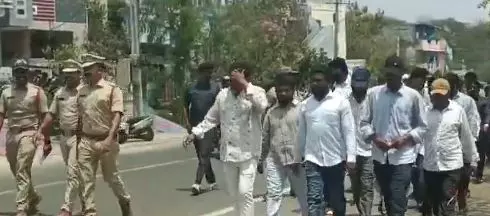 Warangal Police Take Innovative Action Against Rowdy Sheeters Warangal Police Take Innovative Action Against Rowdy Sheeters