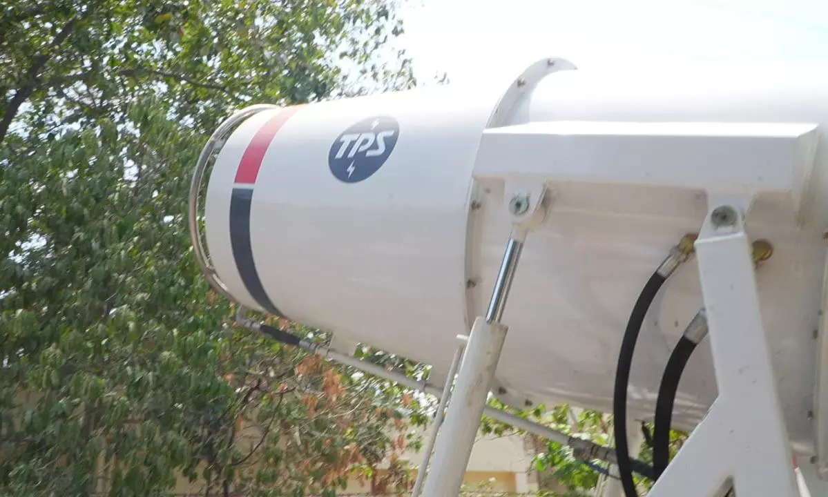 Nellore Rolls Out Hi-Tech Mist Machine To Cool City, Clean Roads And Protect Greenery Nellore Rolls Out Hi-Tech Mist Machine To Cool City, Clean Roads And Protect Greenery