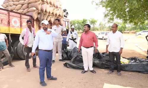 Paddy Procurement Expedited in Erstwhile Adilabad After Rains Paddy Procurement Expedited in Erstwhile Adilabad After Rains