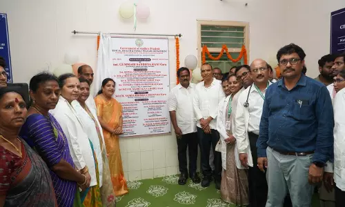 Sandhya Rani Opens Hemoglobin Centre at KGH Sandhya Rani Opens Hemoglobin Centre at KGH