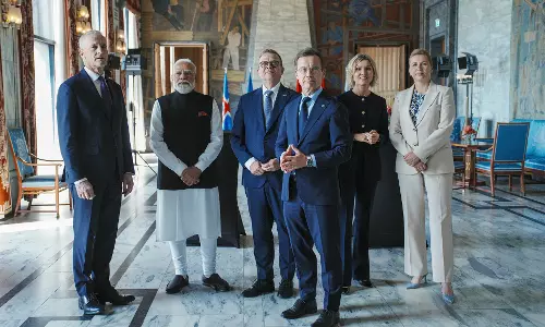 PM Discusses Trade, Green Energy With Nordic Counterparts PM Discusses Trade, Green Energy With Nordic Counterparts