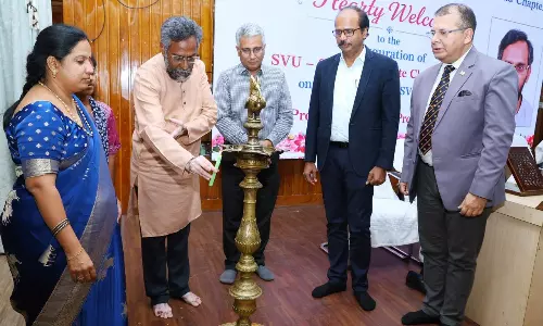 SVU Launches IIM-Hyderabad Student Chapter SVU Launches IIM-Hyderabad Student Chapter
