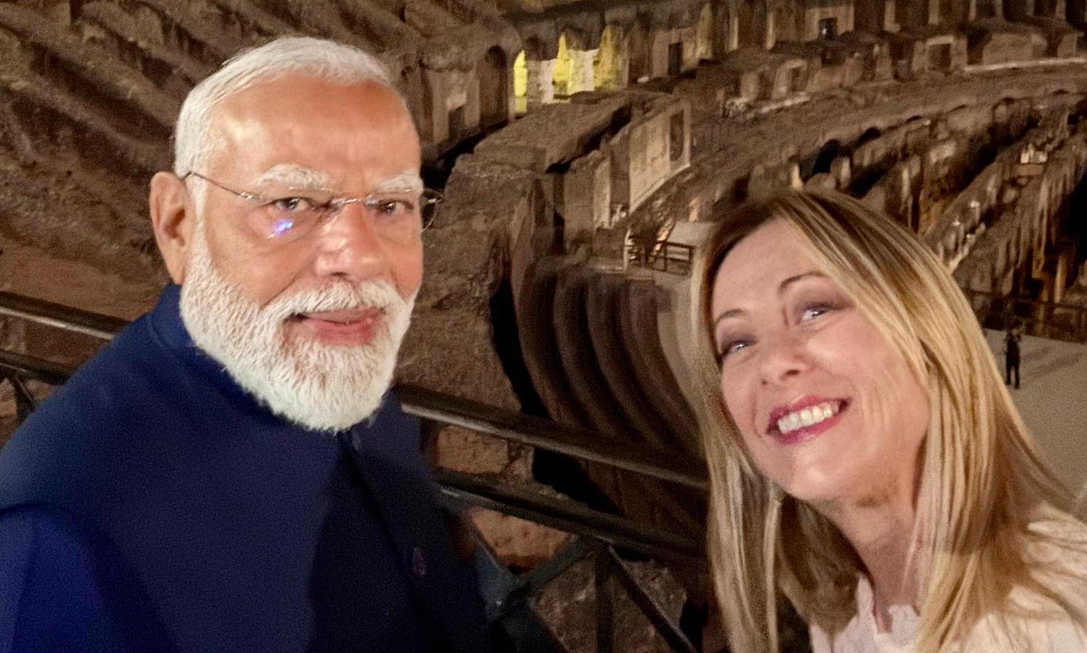 Welcome to Rome, My Friend: Giorgia Meloni Receives Modi in Italy