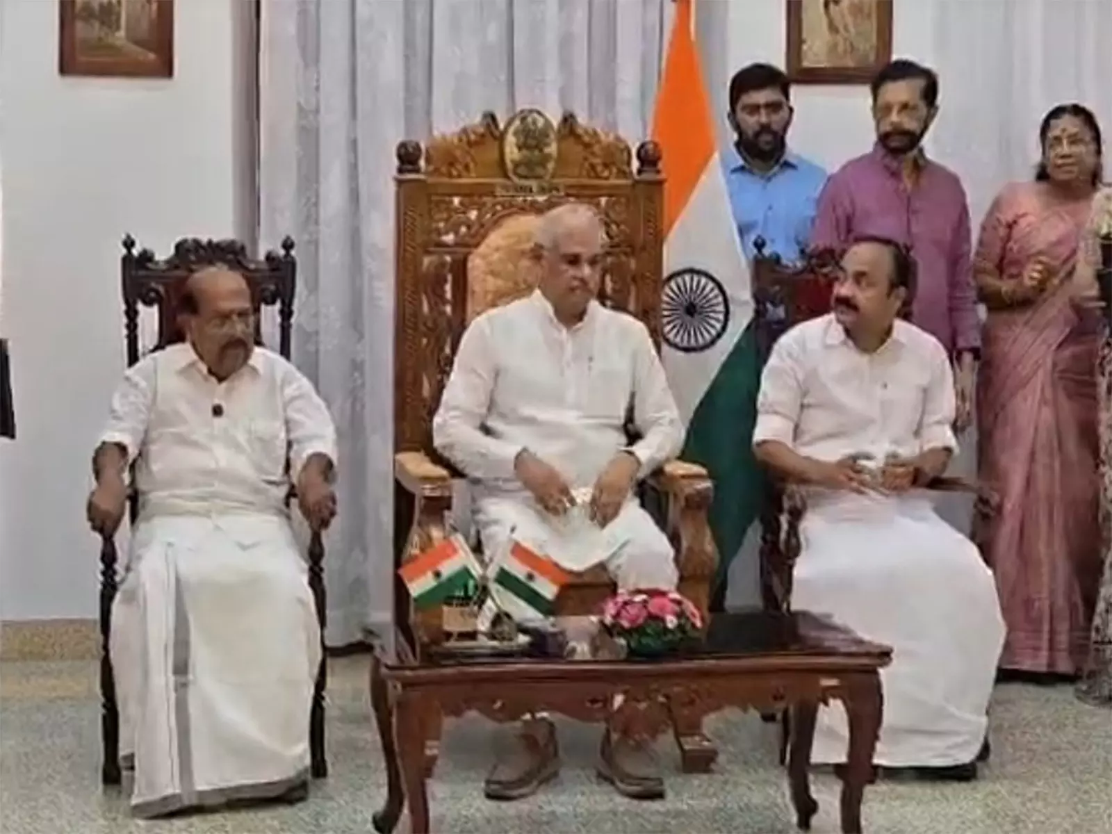 Kerala: G Sudhakaran Sworn-in as Pro Term Speaker Kerala: G Sudhakaran Sworn-in as Pro Term Speaker