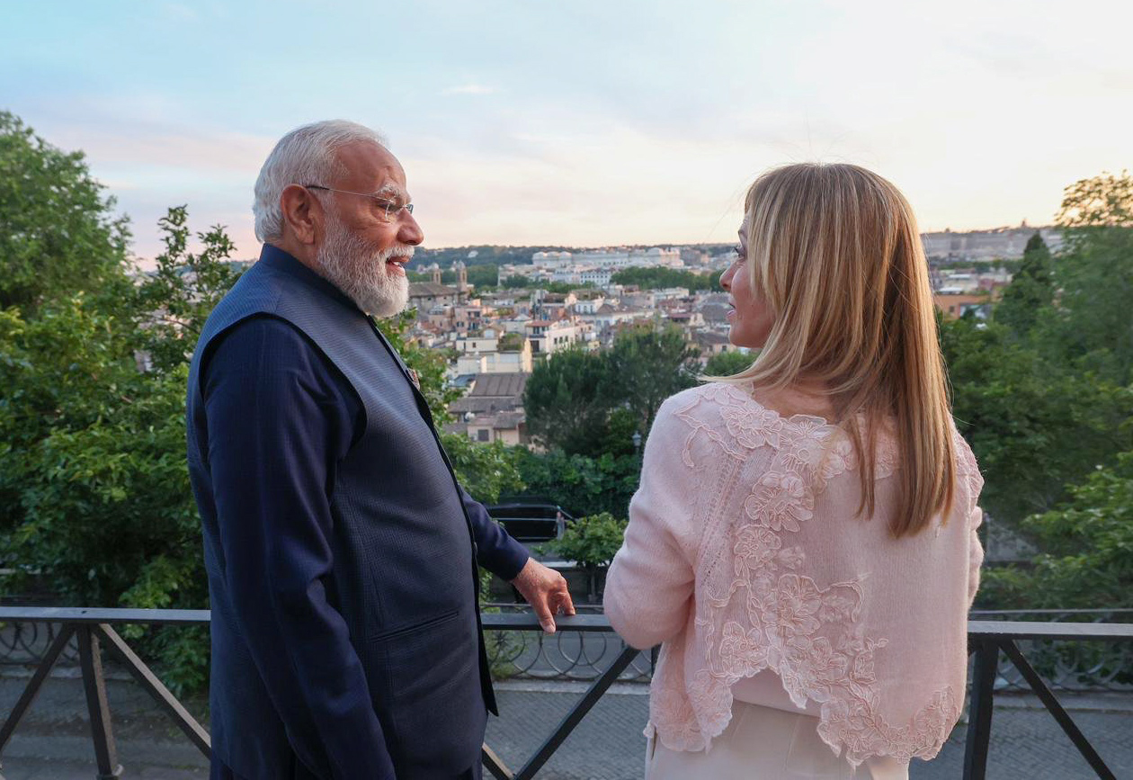In Pictures: Meloni Welcomes Modi to Rome, Visit Iconic Colosseum After Dinner