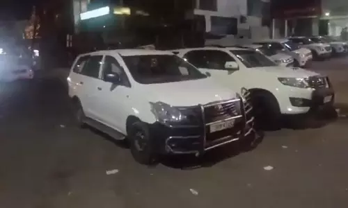 SUV Chase Sparks Kidnap Drama in Attapur SUV Chase Sparks Kidnap Drama in Attapur
