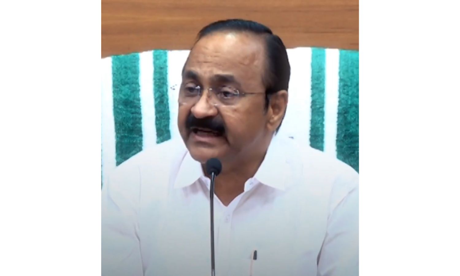 Kerala C M V D Satheeshan Uses Menon Identity Again While Being Sworn In As MLA