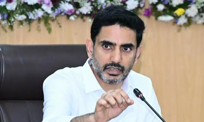 Lokesh Slams Jagan, Promises Kadapa Steel Plant by 2029 Lokesh Slams Jagan, Promises Kadapa Steel Plant by 2029