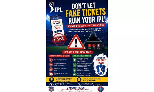 Beware of Fake IPL Ticket Booking Links: Malkajgiri Police Beware of Fake IPL Ticket Booking Links: Malkajgiri Police