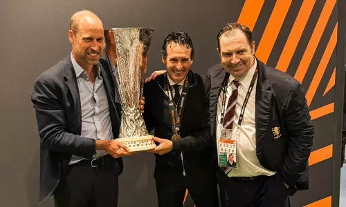 Lifelong Fan Prince William Celebrates Aston Villa Europa Glory