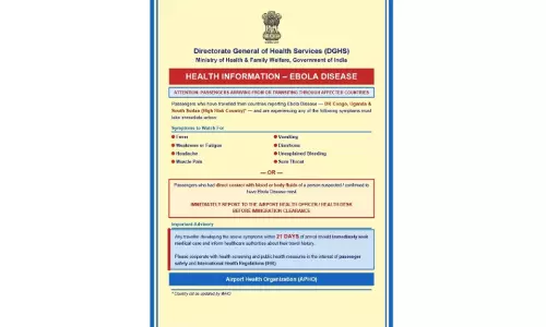 India Issues Ebola Advisory for Travellers From Affected Nations India Issues Ebola Advisory for Travellers From Affected Nations