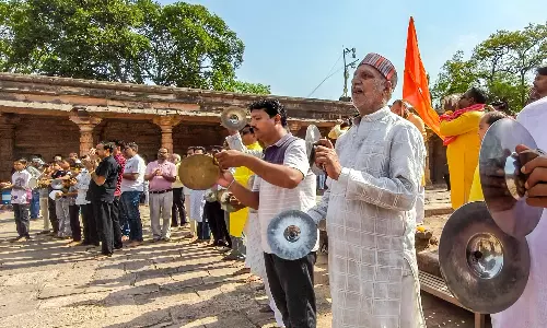 Security Tightened at Bhojshala Ahead of First Friday After HC Ruling Security Tightened at Bhojshala Ahead of First Friday After HC Ruling