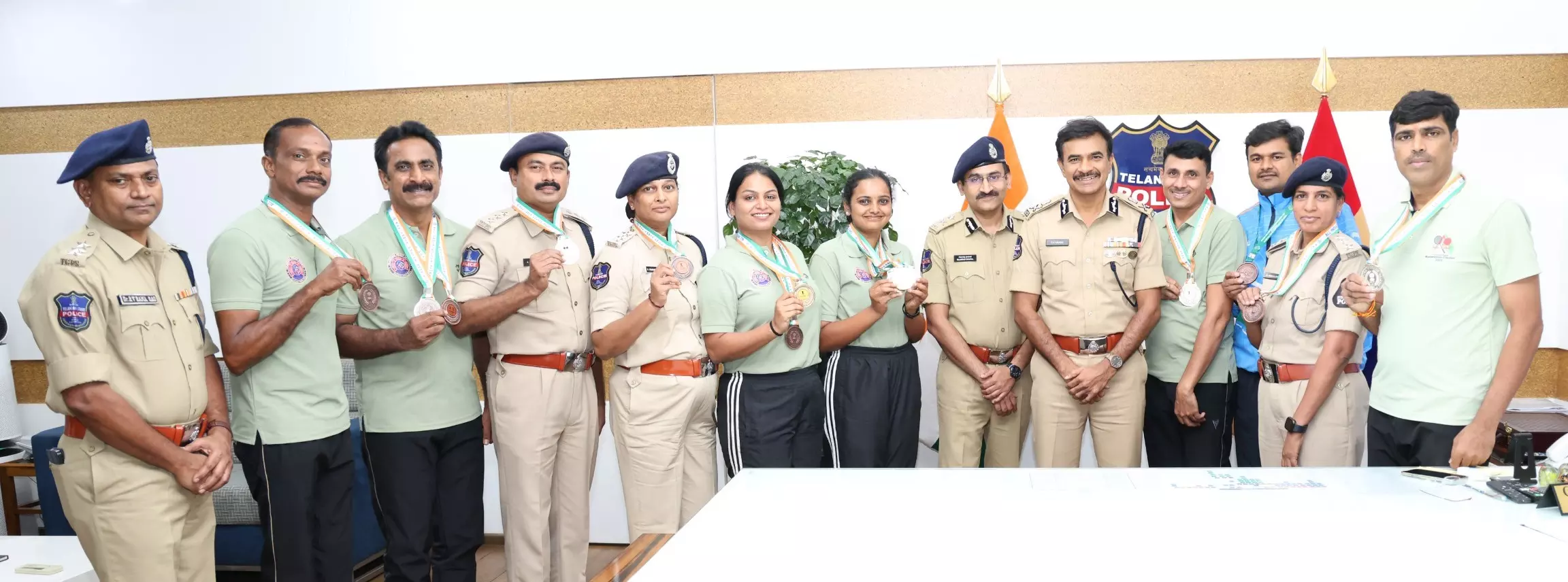 Telangana Police Win 12 Medals at National Meet Telangana Police Win 12 Medals at National Meet