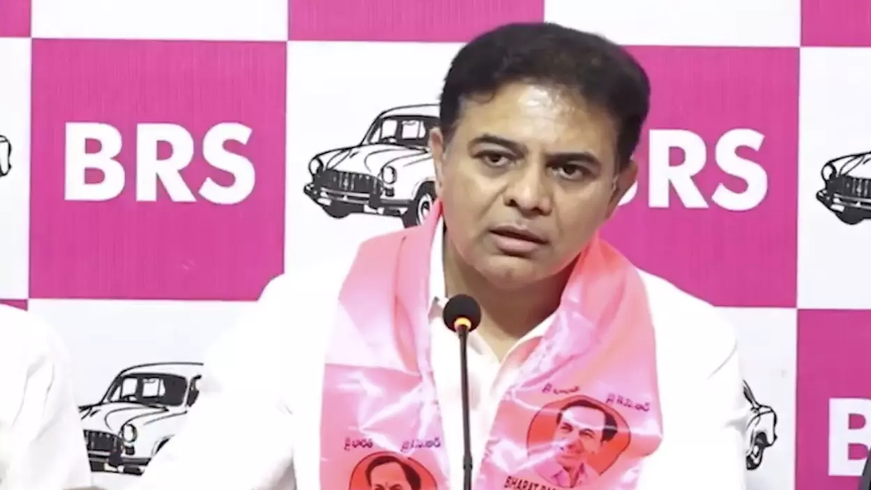 Both Revanth And Bandi Involved In Shielding Pocso Accused: KTR Both Revanth And Bandi Involved In Shielding Pocso Accused: KTR