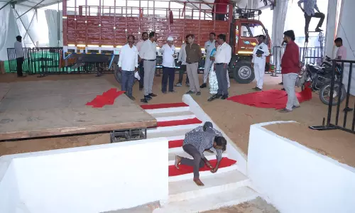 Arrangements in Place for CM Revanth Yadagirigutta Visit