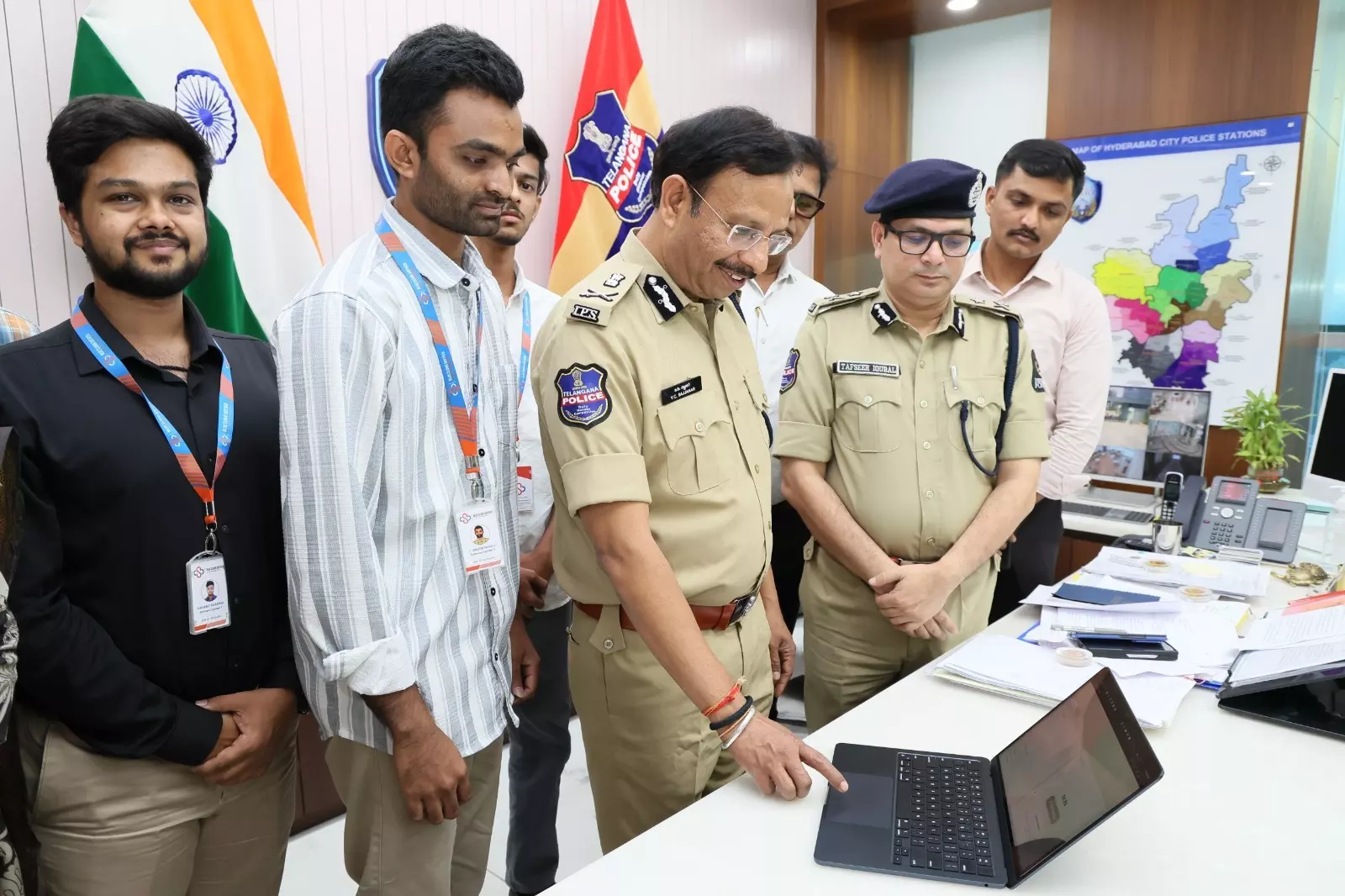 Hyderabad Police Launches India’s First AI-Powered Multilingual Complaint Recorder Hyderabad Police Launches India’s First AI-Powered Multilingual Complaint Recorder