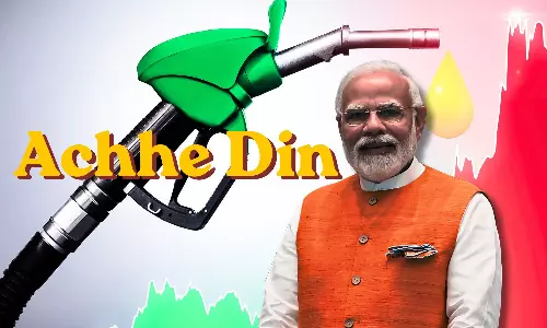 Achhe Din for PR, Not for People: Oppn Slams Centre on Fuel Price Hike Achhe Din for PR, Not for People: Oppn Slams Centre on Fuel Price Hike