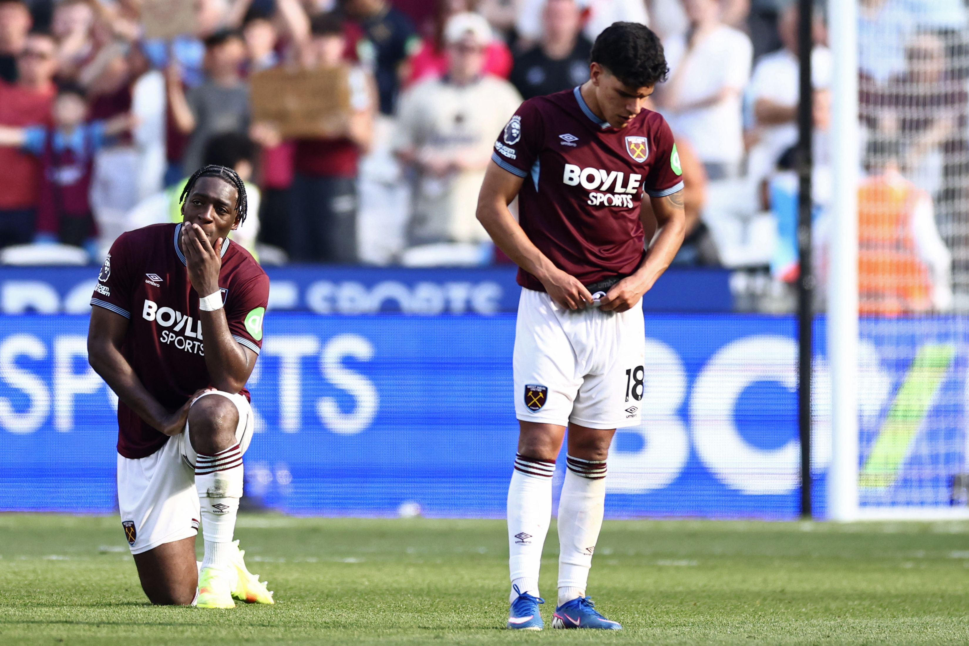 West Ham United Relegated From Premier League as Tottenham Hotspur Survive
