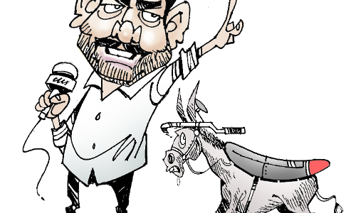 NETAS NATTER | YSRC Makes Ass of Protest Against Fuel Hike NETAS NATTER | YSRC Makes Ass of Protest Against Fuel Hike